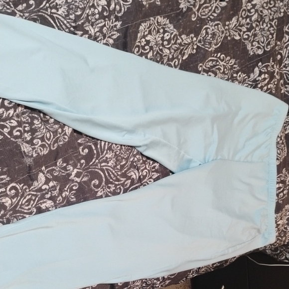 Women's Light Blue Straight Leg Pants - Picture 1 of 5